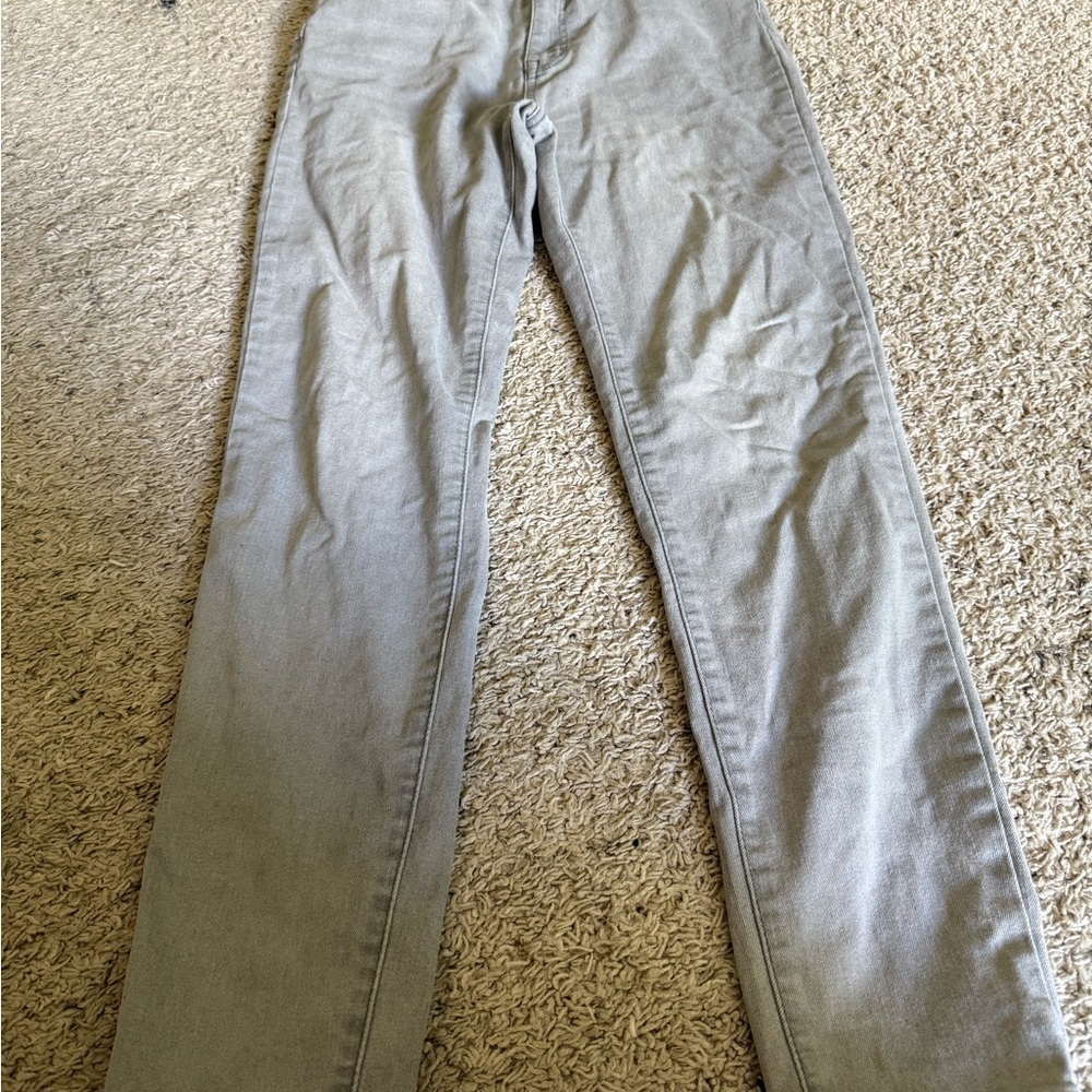 Fashion Nova Soft Gray Jeans